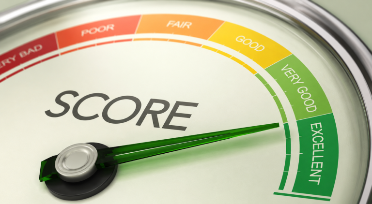Credit score gauge